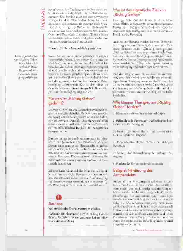 Vorschauseite 4: Richtig Gehen das Konzept