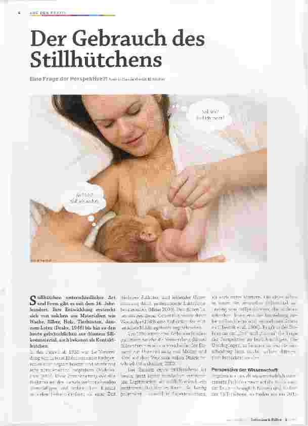 Vorschauseite 1: Der Gebrauch des Stillhütchens