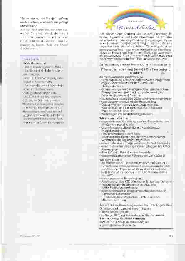 Vorschauseite 4: Doppelkopf: Dr. Ulrich Schuler und Beate Hornemann
