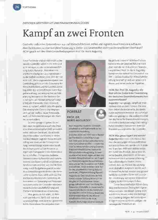 Vorschauseite 1: Kampf an zwei Fronten