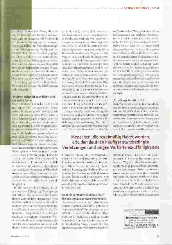 Vorschauseite 2: Profis fixieren nicht