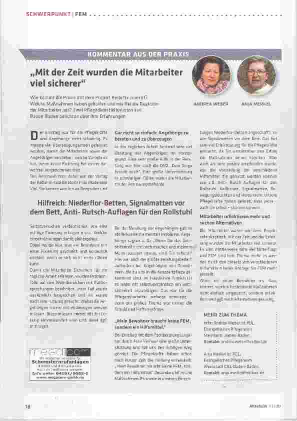 Vorschauseite 3: Profis fixieren nicht