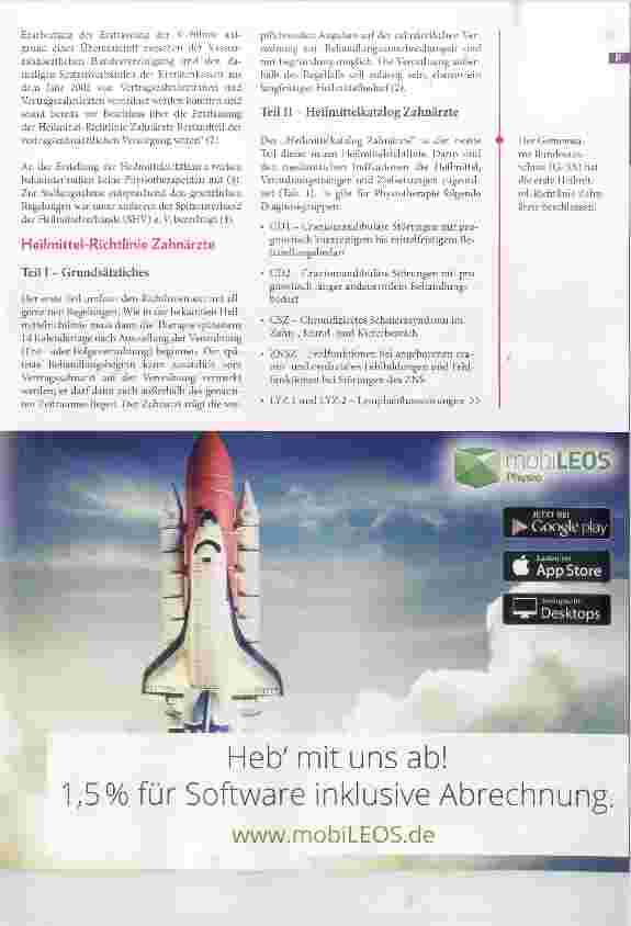 Vorschauseite 2: CMD: Verordnung von Physiotherapie