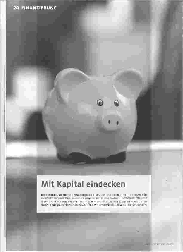 Vorschauseite 1: Mit Kapital eindecken