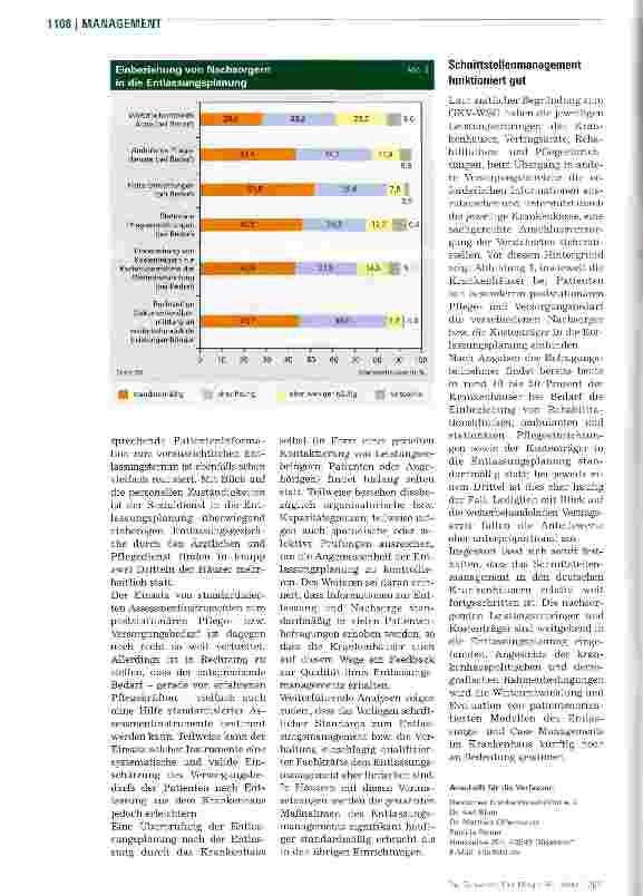 Vorschauseite 3: Entlassungsmanagement im Krankenhaus