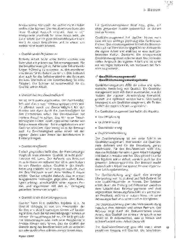 Vorschauseite 2: Qualitätsmanagement und -managementsysteme