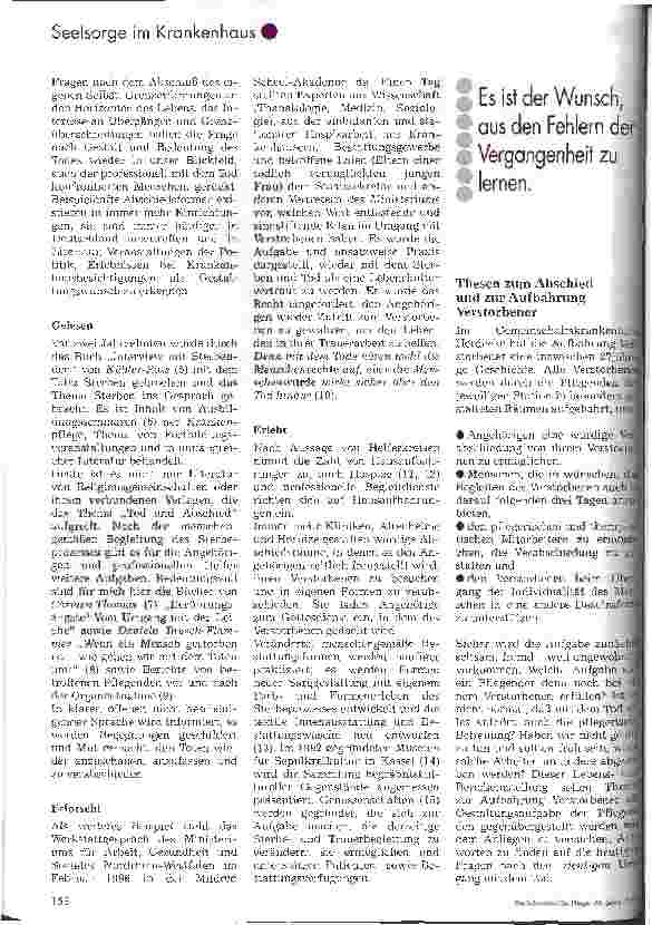 Vorschauseite 2: Aufbahrung und Abschiednehmen Aufgabe der Pflegenden gegenüber den Verstorbenen