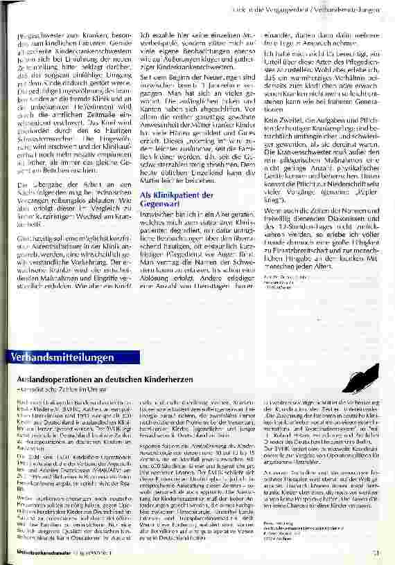 Vorschauseite 3: Beobachtungen und Erlebnisse in der Krankenpflege