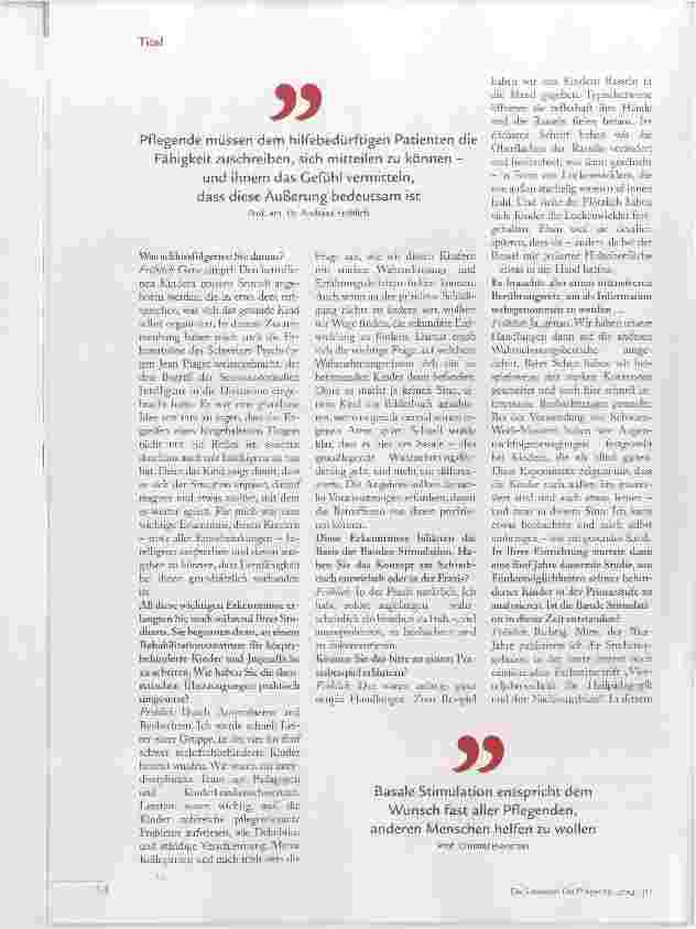 Vorschauseite 3: Ein Konzept für mehr Menschlichkeit