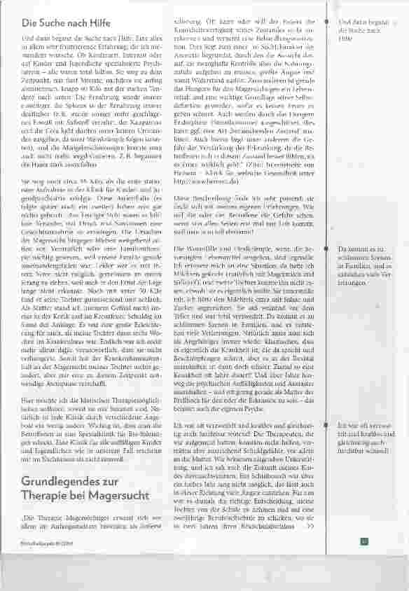 Vorschauseite 4: Magersucht Bericht einer Mutter und Heilpraktikerin