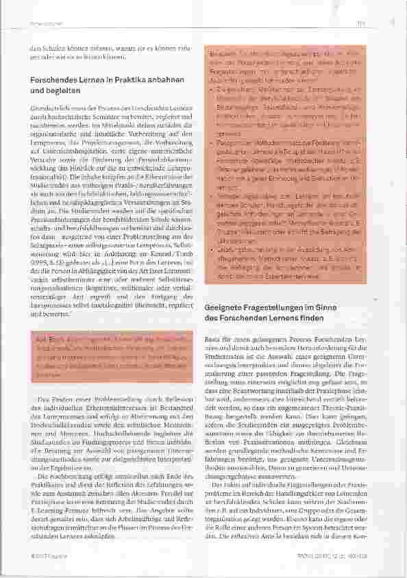 Vorschauseite 3: Vom Forschenden Lernen zum Forschenden Lehren