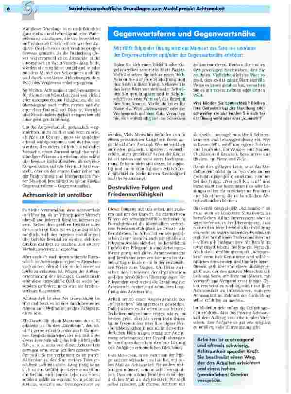 Vorschauseite 3: und Achtsamkeit üb alle Zeit!