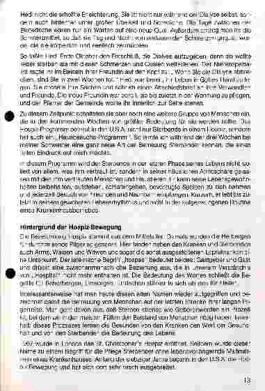 Vorschauseite 2: Die Hospiz-Bewegung in den U.S.A.