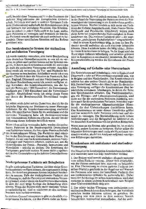 Vorschauseite 2: Formen der Kooperation und Verzahnung zwischen ambulanter und stationärer Versorgung aus internationaler Sicht
