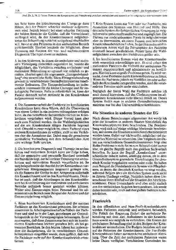 Vorschauseite 3: Formen der Kooperation und Verzahnung zwischen ambulanter und stationärer Versorgung aus internationaler Sicht