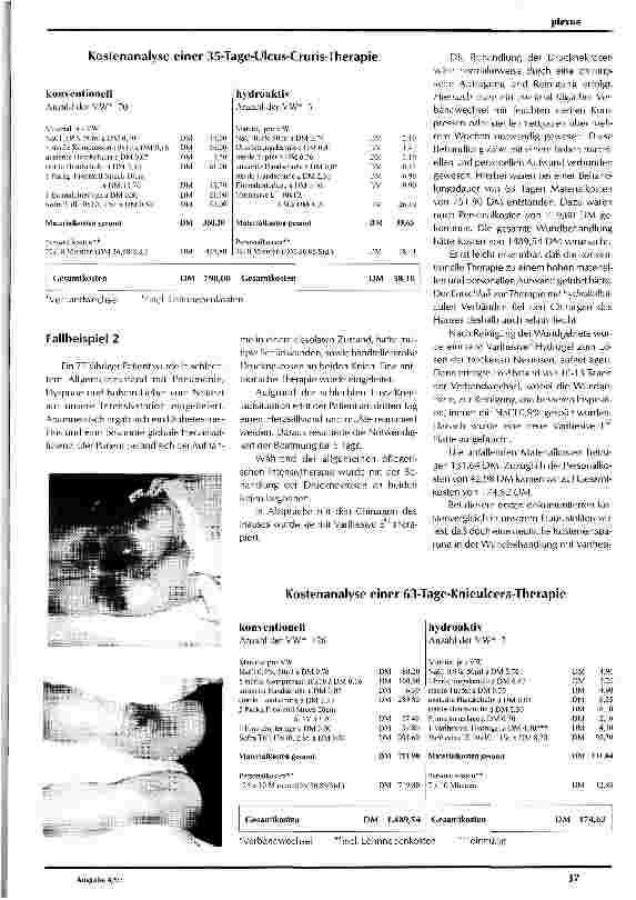 Vorschauseite 2: Wundmanagement in der Intensivpflege Versuch eines Vergleichs zwischen hydrokolloidaler und konventioneller Wundtherapie anhand zweier Fallbeispiele