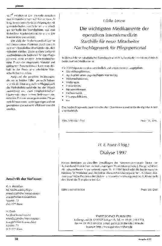 Vorschauseite 3: Wundmanagement in der Intensivpflege Versuch eines Vergleichs zwischen hydrokolloidaler und konventioneller Wundtherapie anhand zweier Fallbeispiele