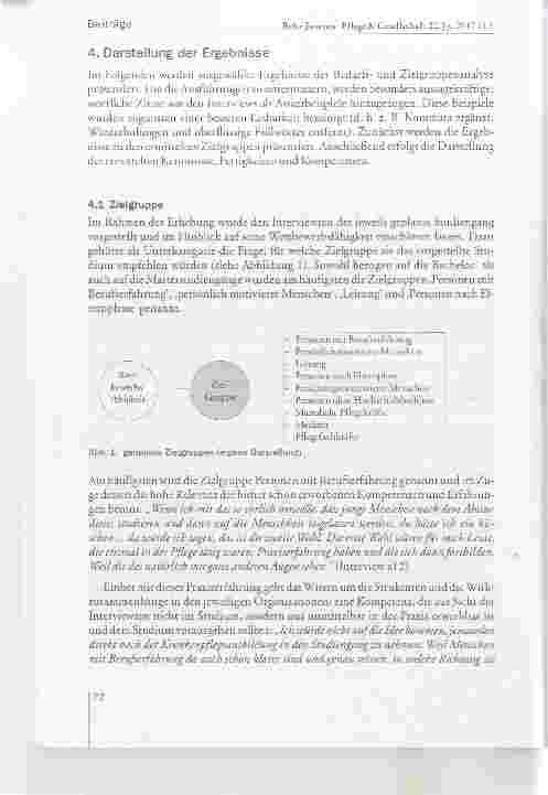 Vorschauseite 6: Entwicklung berufsbegleitender Studiengänge in den Pflegeund Gesundheitswissenschaften die Zielgruppen und der Bedarf an Lernergebnissen