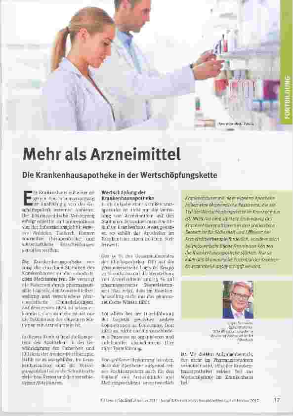 Vorschauseite 1: Mehr als Arzneimittel