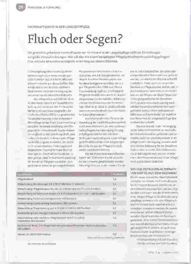 Vorschauseite 1: Fluch oder Segen?