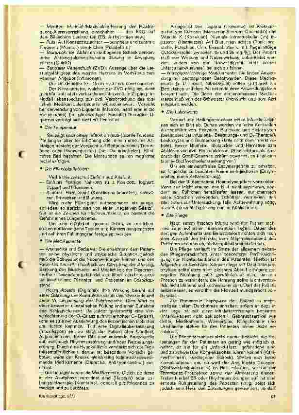 Vorschauseite 2: Infarkt und Infarktkranke