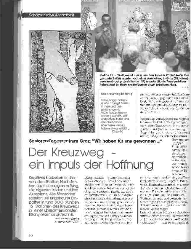 Vorschauseite 1: Der Kreuzweg - ein Impuls der Hoffnung