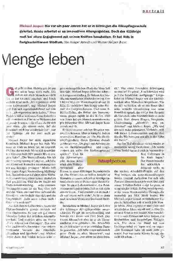 Vorschauseite 2: Noch jede Menge leben