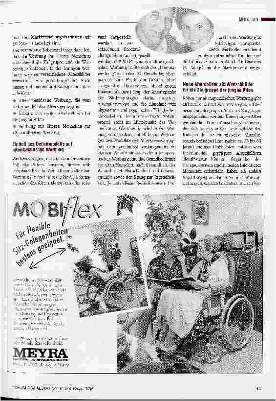 Vorschauseite 2: Gerontologische Aspekte zur Werbung mit älteren Menschen Die Entdeckung der Alten als neue Konsumenten