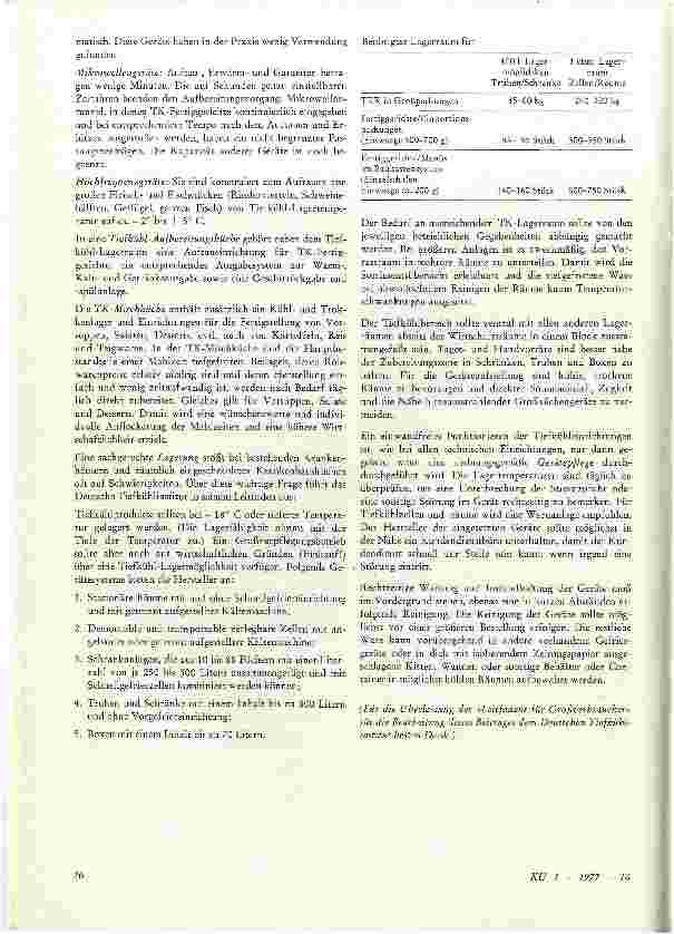 Vorschauseite 5: Das Tiefkühlsortiment und seine Verwendung