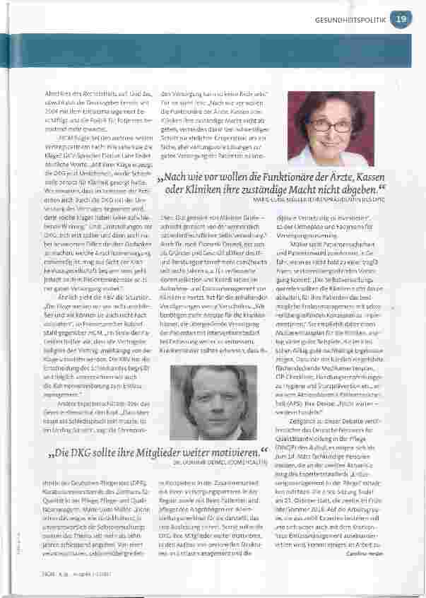Vorschauseite 2: Gezerre um das Entlassmanagement