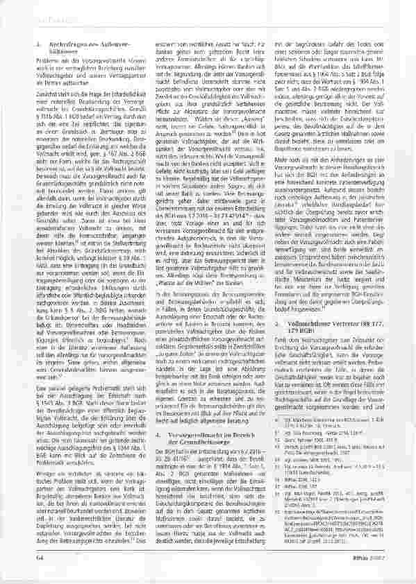 Vorschauseite 3: Die Vorsorgevollmacht in der Beratungspraxis der Betreuungsvereine und Betreuungsbehörden