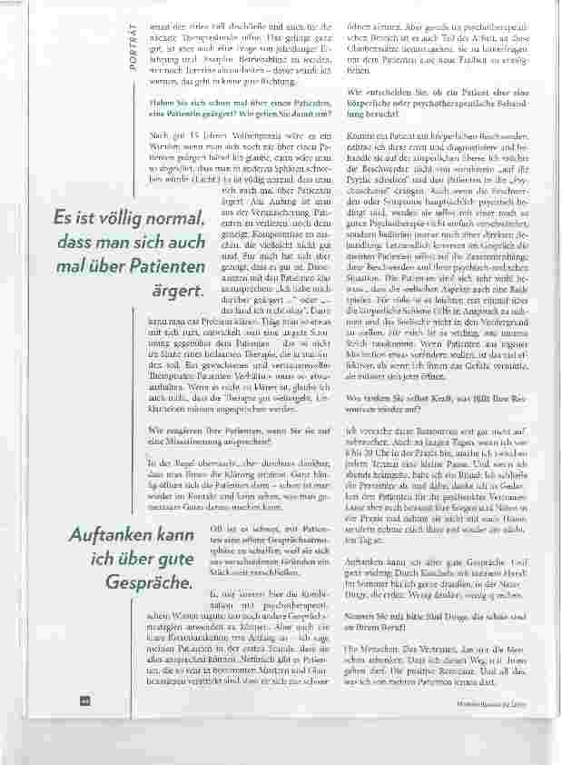 Vorschauseite 3: Agnes-Isabel Pahl ln meiner Naturheilpraxis geht es undogmatisch zu!