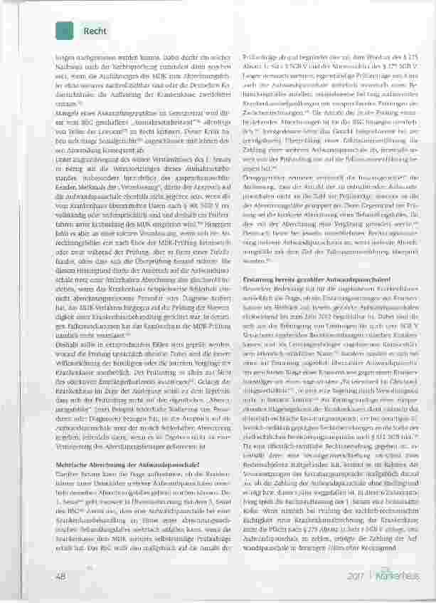 Vorschauseite 5: Zur Aufwandspauschale nach § Absatz 1c Satz 3 SGB V