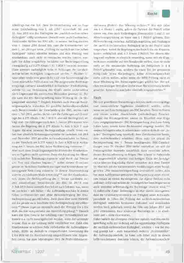 Vorschauseite 6: Zur Aufwandspauschale nach § Absatz 1c Satz 3 SGB V