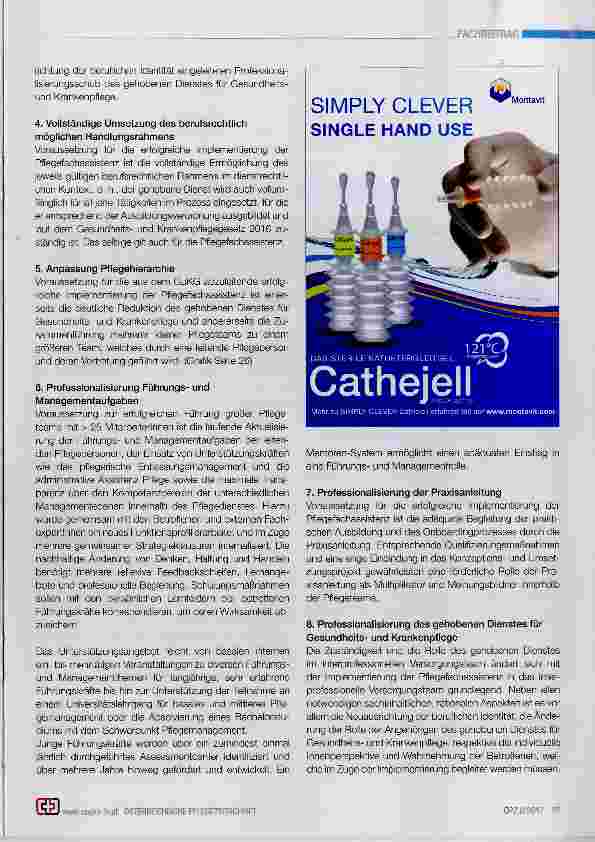 Vorschauseite 3: Die Implementierung der Pflegefachassistenz am LKH Univ. -Klinikum Salzburg strategische Ziele und Leitplanken