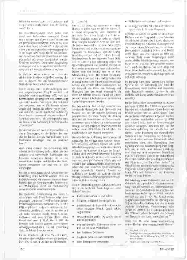 Vorschauseite 4: Ärztliche Behandlung und „unterstützte Entscheidungsfindung Betreuung entbehrlich?