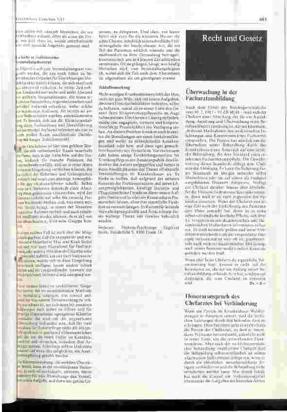 Vorschauseite 3: Hinweise zur Umsetzung der Rahmenempfehlung über die Zusammenarbeit von Kassenärzten und Krankenhäusern