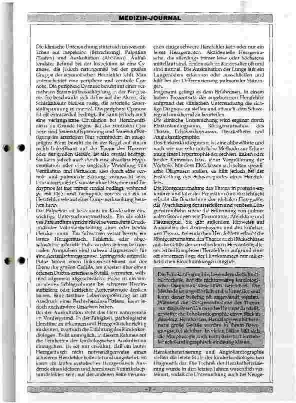 Vorschauseite 3: Diagnose und Therapie angeborener Herzfehler