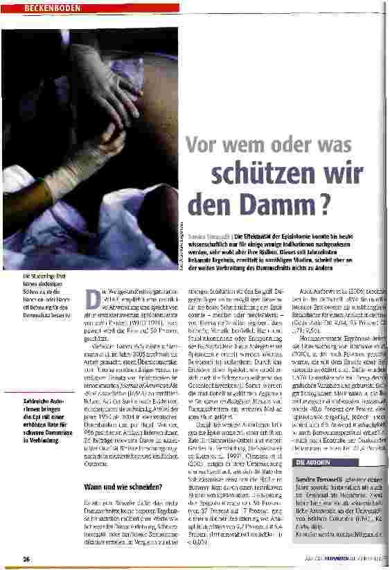 Vorschauseite 1: Vor wem oder was schützen wir den Damm ?