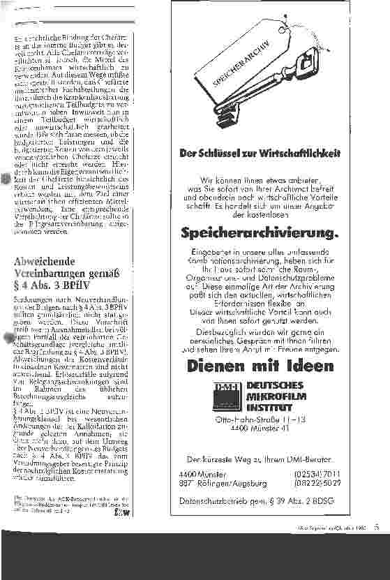 Vorschauseite 4: Pflegesatzverhandlungen 1987/88: Empfehlungen der GKV-Spitzenverbände