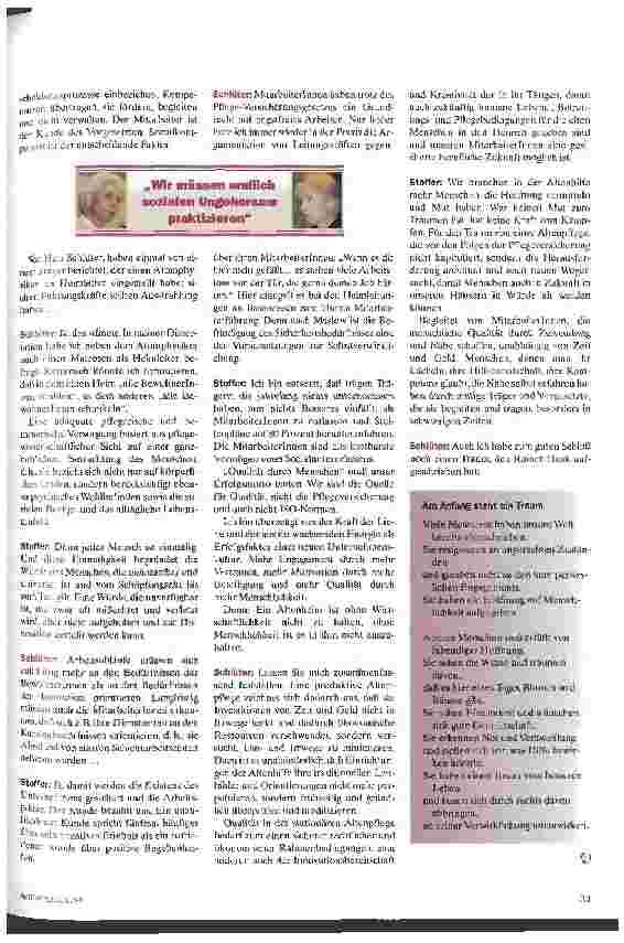 Vorschauseite 4: Mehr Qualität durch mehr Menschlichkeit