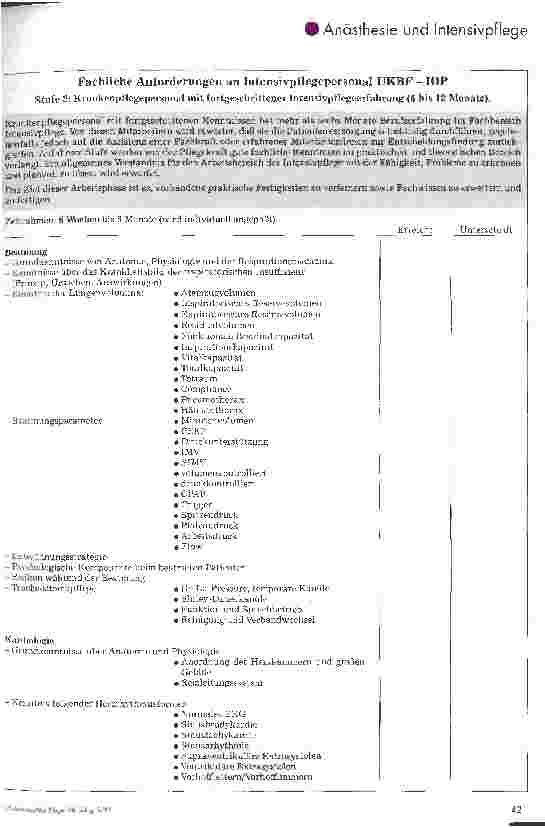 Vorschauseite 4: Einarbeitung im Intensivpflegebereich Ein neugestaltetes Konzept für die Einarbeitung vom Pflegepersonal im Fachbereich Intensivpflege