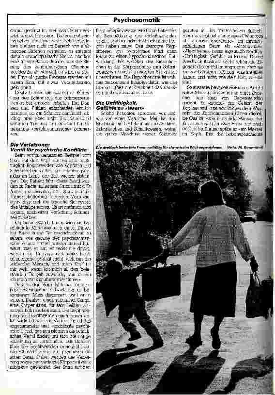 Vorschauseite 3: Geschehen Unfälle zufällig? Auch Unfälle und deren Folgeerscheinungen haben psychosomatischen Charakter