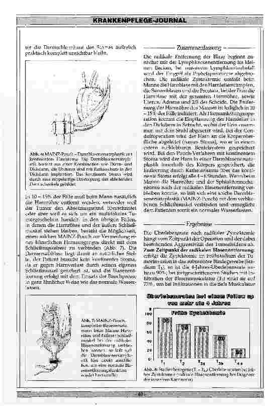 Vorschauseite 4: Klinik, Prinzip und Ergebnisse der radikalen Blasenchirurgie