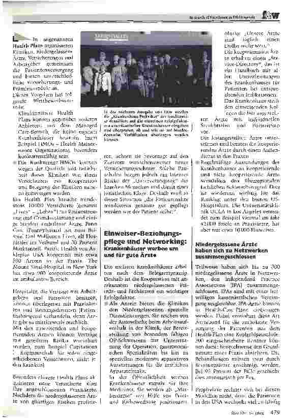 Vorschauseite 2: In Search of Excellence in US-Hospitals Was man von guten amerikanischen Krankenhäusern lernen kann