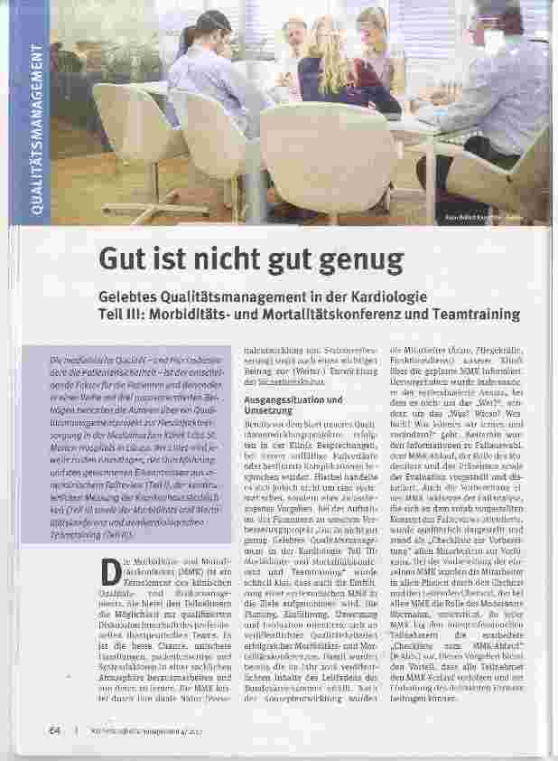 Vorschauseite 1: Gut ist nicht gut genug