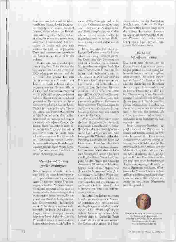 Vorschauseite 4: Nicht über den Kopf hinweg