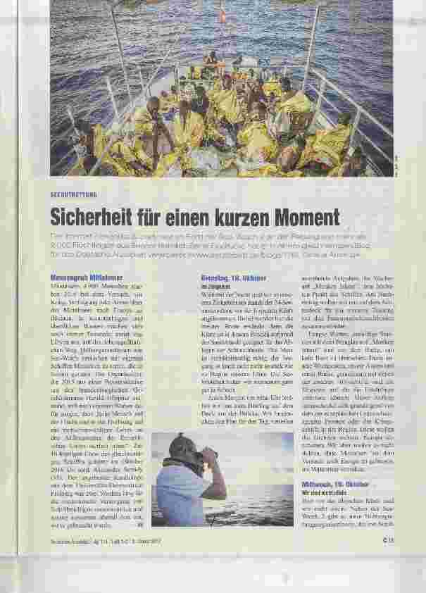 Vorschauseite 1: Sicherheit für einen kurzen Moment