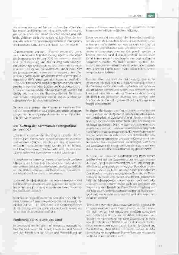 Vorschauseite 2: Erfolgreiche Teilhabe und Integration von Zugewanderten bedürfen der Koordination und Steuerung vor Ort