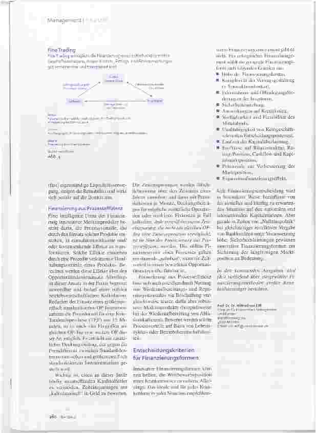 Vorschauseite 5: Innovative Finanzierungsformen Die Wahl der Mittel
